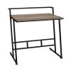 33 in. Rectangular Gray Writing Desk with Open Storage by HOUSEHOLD ESSENTIALS 1 33 in. Rectangular Gray Writing Desk with Open Storage by HOUSEHOLD ESSENTIALS -Richelieu Hardware Sales gray household essentials writing desks 8070 1 64 1000