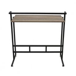 33 in. Rectangular Gray Writing Desk with Open Storage by HOUSEHOLD ESSENTIALS -Richelieu Hardware Sales gray household essentials writing desks 8070 1 77 1000