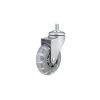 2-15/16 in. (75 mm) Light Gray Non-Braking Swivel Stem Caster with 99 lb. Load Rating by Richelieu Hardware