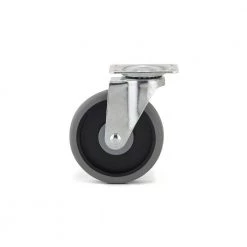 5 in. (127 mm) Gray Non-Braking Swivel Plate Caster with 298 lb. Load Rating by Richelieu Hardware 8 5 in. (127 mm) Gray Non-Braking Swivel Plate Caster with 298 lb. Load Rating by Richelieu Hardware -Richelieu Hardware Sales grays richelieu hardware casters f25657 c3 1000