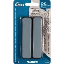 4 in. Gray and Black Base Glides (4-Pack) by Richelieu Hardware -Richelieu Hardware Sales grays richelieu hardware furniture accessories 23293 4f 1000