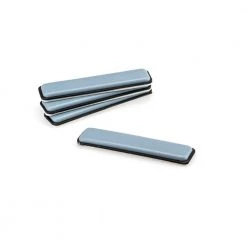4 in. Gray and Black Base Glides (4-Pack) by Richelieu Hardware