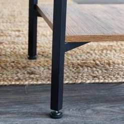 43 in. Crown Modern Wood Bookcase, Rustic Hickory (4-Tier) by HOUSEHOLD ESSENTIALS 16 43 in. Crown Modern Wood Bookcase, Rustic Hickory (4-Tier) by HOUSEHOLD ESSENTIALS -Richelieu Hardware Sales hickory black household essentials bookcases bookshelves hh8238 1 76 1000