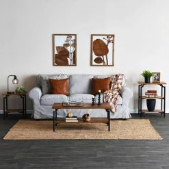 18.5 in. Crown Square Rustic Hickory Modern Wood Side Table by HOUSEHOLD ESSENTIALS 14 18.5 in. Crown Square Rustic Hickory Modern Wood Side Table by HOUSEHOLD ESSENTIALS -Richelieu Hardware Sales hickory black household essentials end side tables hh8247 1 1f 1000