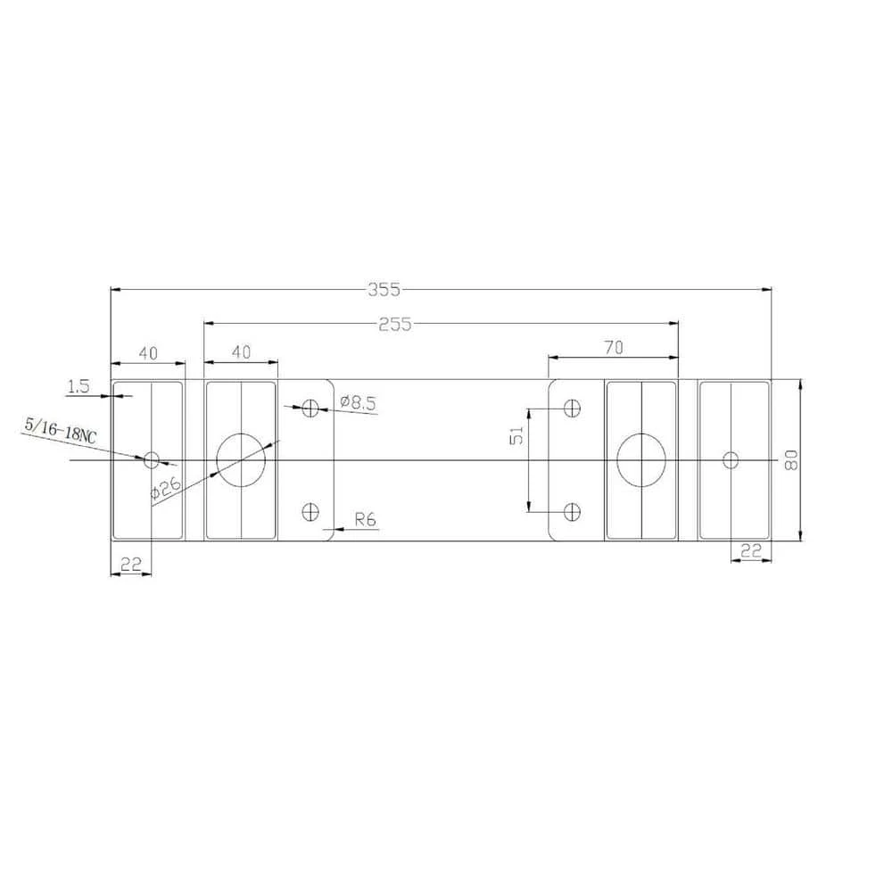 16 1/8 in. (410 mm) Matte Black Steel Tapered Bench Legs with leveling Glide (2-Pack) by Richelieu Hardware 9 16 1/8 in. (410 mm) Matte Black Steel Tapered Bench Legs with leveling Glide (2-Pack) by Richelieu Hardware - Image 7