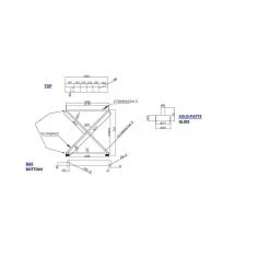 28 in. (710 mm) Matte Chrome Steel X-Shaped Structural Table Legs with leveling Glide (2-Pack) by Richelieu Hardware 9 28 in. (710 mm) Matte Chrome Steel X-Shaped Structural Table Legs with leveling Glide (2-Pack) by Richelieu Hardware -Richelieu Hardware Sales matte chrome richelieu hardware furniture parts 68080710174 1f 1000