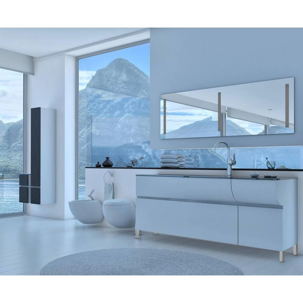 9 13/16 in. (250 mm) Matte White Metal Square Furniture Leg with leveling Glide (4-Pack) by Richelieu Hardware 4 9 13/16 in. (250 mm) Matte White Metal Square Furniture Leg with leveling Glide (4-Pack) by Richelieu Hardware - Image 2