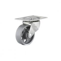 3 in. (76 mm) Iron Non-Braking Swivel Plate Caster with 209 lb. Load Rating by Richelieu Hardware