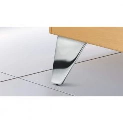 4 in. (102 mm) Polished Aluminum Triangular Furniture Leg by Richelieu Hardware -Richelieu Hardware Sales polished aluminum richelieu hardware furniture parts 5600290 4f 1000