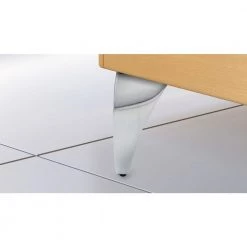 4 in. (102 mm) Polished Aluminum Triangular Furniture Leg by Richelieu Hardware -Richelieu Hardware Sales polished aluminum richelieu hardware furniture parts bp5600125 4f 1000