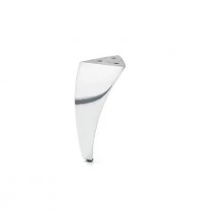 4 in. (102 mm) Polished Aluminum Triangular Furniture Leg by Richelieu Hardware