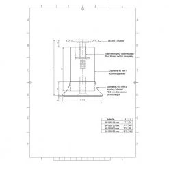 1 5/8 in. (41 mm) Rustic Brass Aluminum Vintage Round Furniture Legs by Richelieu Hardware -Richelieu Hardware Sales rustic brass richelieu hardware furniture parts 64130100ab90 fa 1000