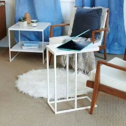 10.25 in. W C Table Scandinavian White by HOUSEHOLD ESSENTIALS -Richelieu Hardware Sales scandinavian white household essentials c tables 8100 1 31 1000