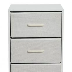 Hallway Scandinavian White 3-Drawer Chest Storage Narrow by HOUSEHOLD ESSENTIALS -Richelieu Hardware Sales scandinavian white household essentials chest of drawers 8500 1 4f 1000