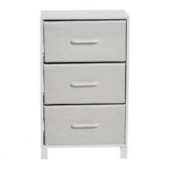 Hallway Scandinavian White 3-Drawer Chest Storage Narrow by HOUSEHOLD ESSENTIALS -Richelieu Hardware Sales scandinavian white household essentials chest of drawers 8500 1 c3 1000