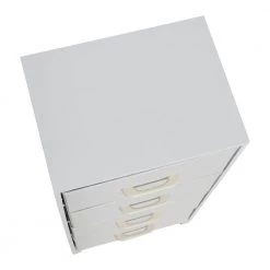 33.25 in. H x 16 in. W Narrow Hallway 4-Drawer Scandinavian White Chest by HOUSEHOLD ESSENTIALS 14 33.25 in. H x 16 in. W Narrow Hallway 4-Drawer Scandinavian White Chest by HOUSEHOLD ESSENTIALS -Richelieu Hardware Sales scandinavian white household essentials chest of drawers 8510 1 1f 1000