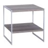 19.7 in. W Scandinavian White Jamestown 2-Tier Square End Table by HOUSEHOLD ESSENTIALS -Richelieu Hardware Sales scandinavian white household essentials end side tables 8228 1 64 1000