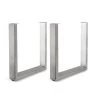 28 in. (710 mm) Stainless Steel Structural Table Legs with leveling Glide (2-Pack) by Richelieu Hardware -Richelieu Hardware Sales stainless steel richelieu hardware furniture parts 8040170 64 1000