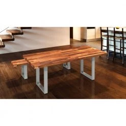 16 1/8 in. (410 mm) Stainless Steel Tapered Bench Legs with leveling Glide (2-Pack) by Richelieu Hardware -Richelieu Hardware Sales stainless steel richelieu hardware furniture parts 80404170 44 1000