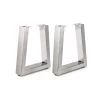 16 1/8 in. (410 mm) Stainless Steel Tapered Bench Legs with leveling Glide (2-Pack) by Richelieu Hardware -Richelieu Hardware Sales stainless steel richelieu hardware furniture parts 80404170 64 1000