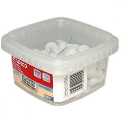 3/4 in. White Base Nail-On Glides (120-Pack) by Richelieu Hardware -Richelieu Hardware Sales whites richelieu hardware furniture accessories f32026pc 44 1000